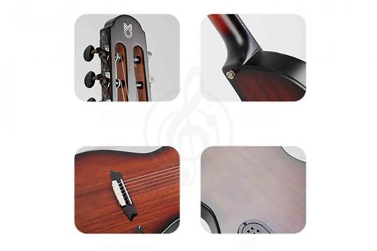 Классическая гитара 1/2 Martinez Hispania-Stain-480 - Классическая гитара со звукоснимателем 1/4, - фото 2