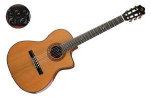 Изображение Martinez MP-14-MH - Классическая гитара со звукоснимателем