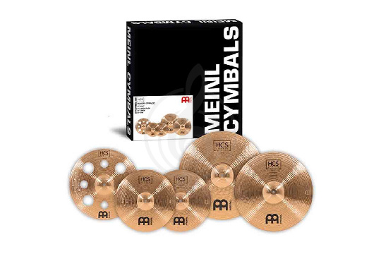 Комплект тарелок Meinl HCSB141620+18 HCS Bronze Expanded - Комплект тарелок - фото 1