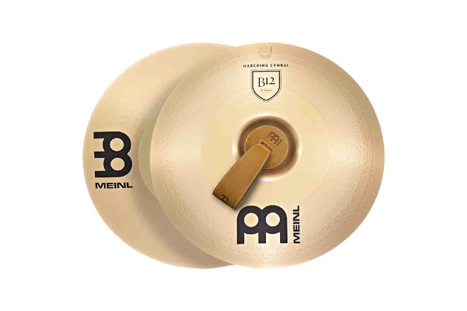 Оркестровая тарелка Meinl MA-B12-16M Professional Marching B12 - Тарелки оркестровые 16", пара - фото 1