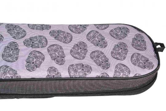 Чехол для бас-гитары MEZZO MZ-ChGB-3skull2/grey - Чехол для бас-гитары - фото 3