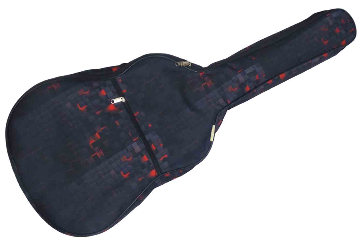 Чехол для акустической гитары MEZZO MZ-ChGD-1/1fire - Чехол для гитары дредноут - фото 1