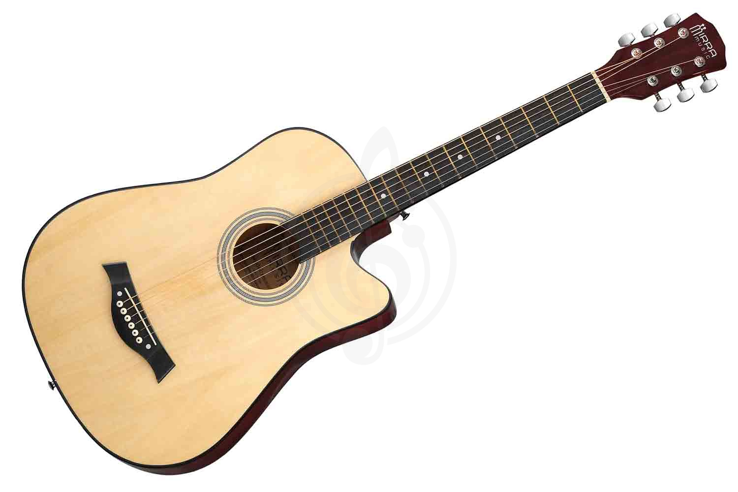 Акустическая гитара Mirra MAG-38CKIT-NAT - Акустическая гитара, комплект - фото 4