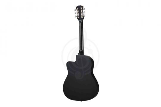 Акустическая гитара Mirra MAG-39C-BLK - Акустическая гитара, с вырезом, черная - фото 4