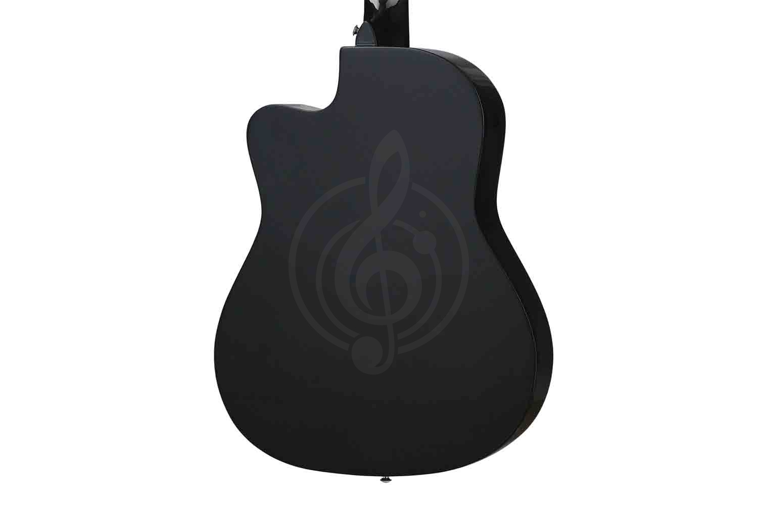Акустическая гитара Mirra MAG-39C-BLK - Акустическая гитара, с вырезом, черная - фото 2
