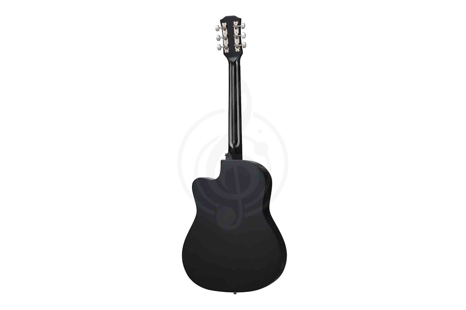 Акустическая гитара Mirra MAG-39C-BLK - Акустическая гитара, с вырезом, черная - фото 4