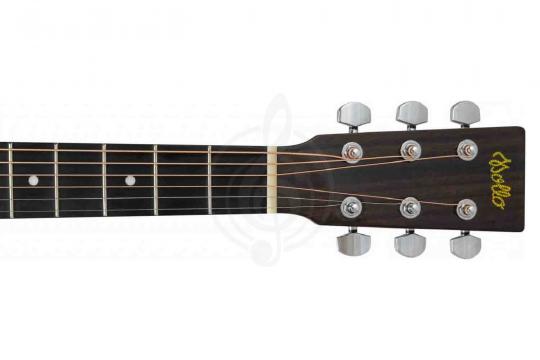 Акустическая гитара Mollo Guitar GAC-10NA - Акустическая гитара, с чехлом, цвет натуральный - фото 4