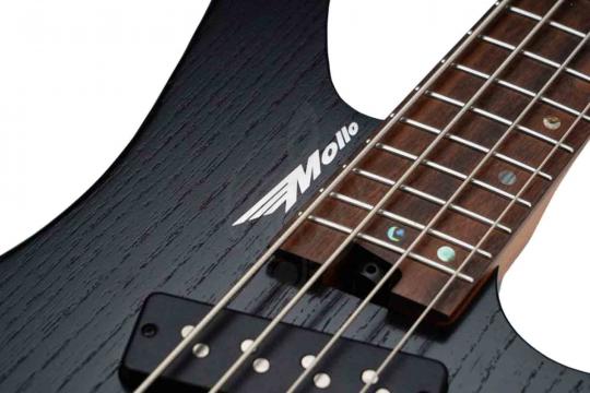 Бас-гитара MOLLO NH400 BK - Бас-гитара безголовая - фото 3