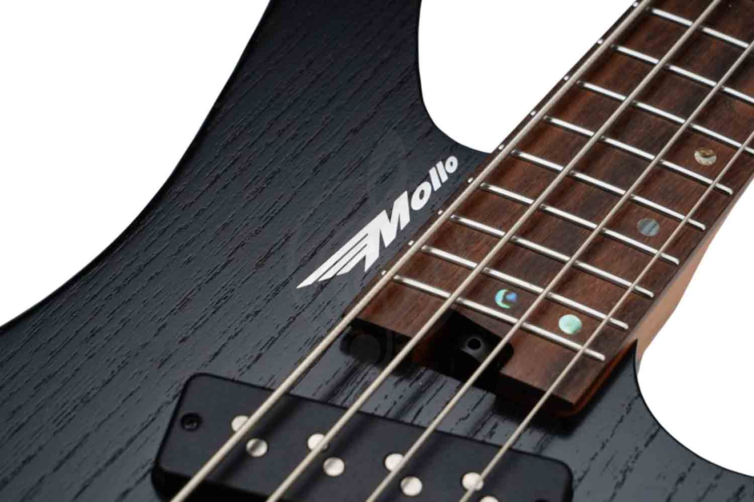 Бас-гитара MOLLO NH400 BK - Бас-гитара безголовая - фото 3