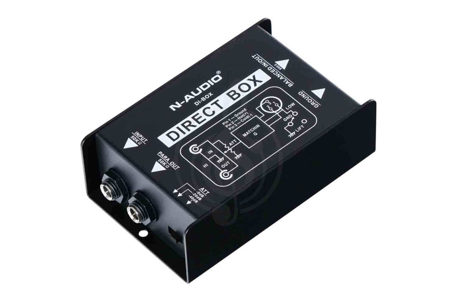 DI-box N-Audio DI-1 - Преобразователь сигнала для гитары, ди-бокс, пассивный - фото 6