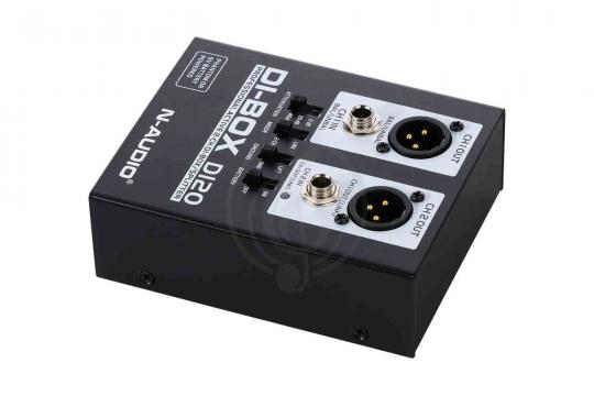 DI-box N-Audio DI20 - Преобразователь сигнала для гитары, ди-бокс, активный - фото 3