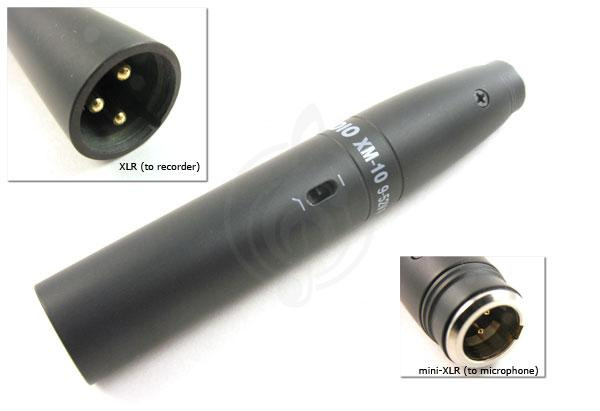 Микрофонный предусилитель Nady XM-10 Адаптер miniXLR-XLR фантомного питания - фото 3