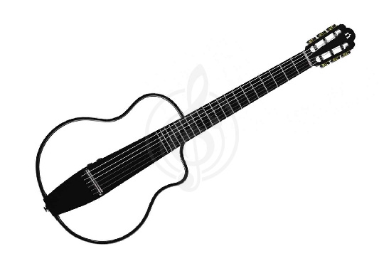 Электроакустическая гитара NATASHA NBSG Nylon Black - Электроакустическая гитара бескорпусная - фото 1