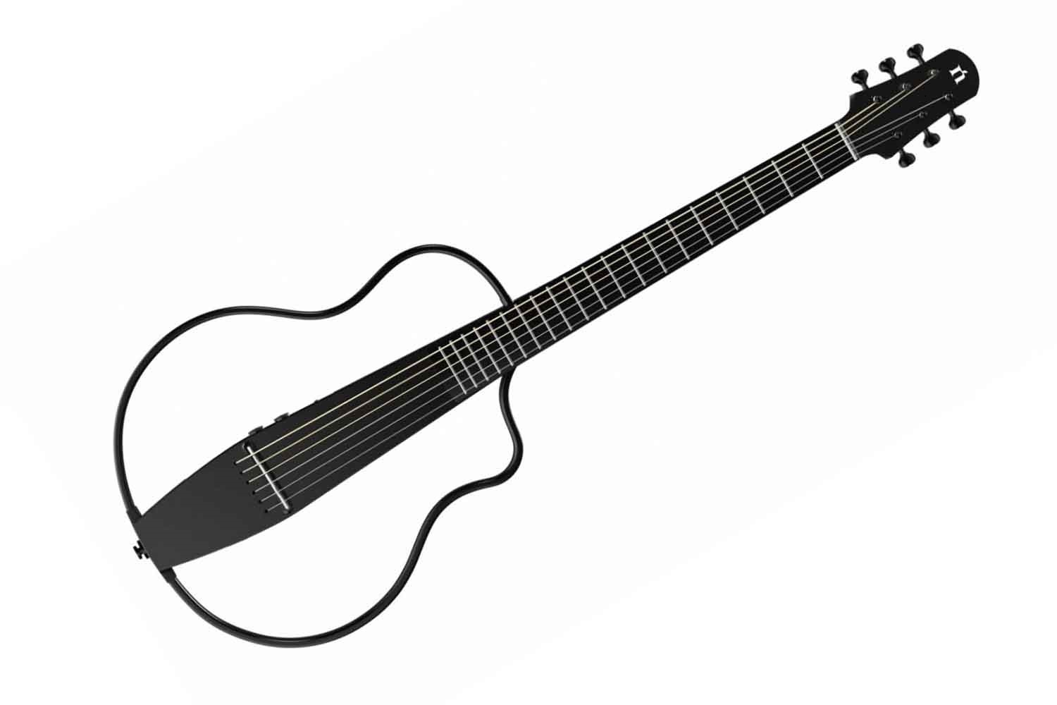 Электроакустическая гитара NATASHA NBSG Steel Black - Электроакустическая  гитара беспроводная бескорпусная - фото 1