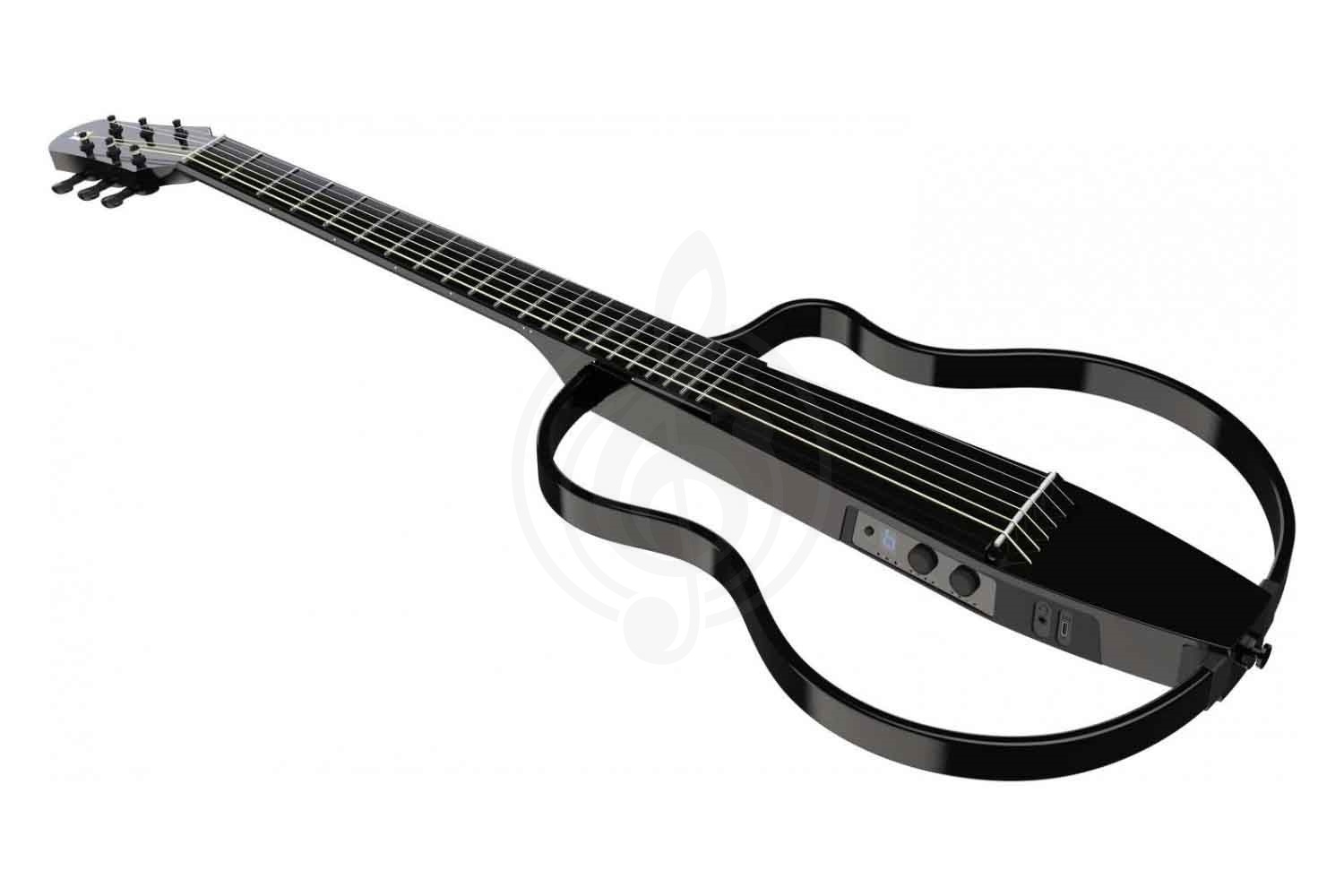 Электроакустическая гитара NATASHA NBSG Steel Black - Электроакустическая  гитара беспроводная бескорпусная - фото 3