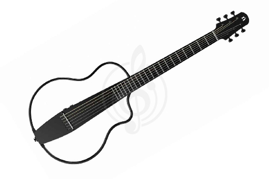 Электроакустическая гитара NATASHA NBSG Steel Black - Электроакустическая  гитара беспроводная бескорпусная - фото 1
