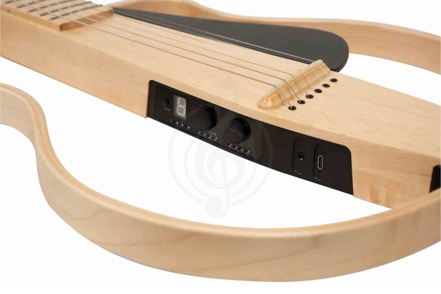 Электроакустическая гитара NATASHA NBSG Steel Maple - Электроакустическая Silent гитара - фото 5