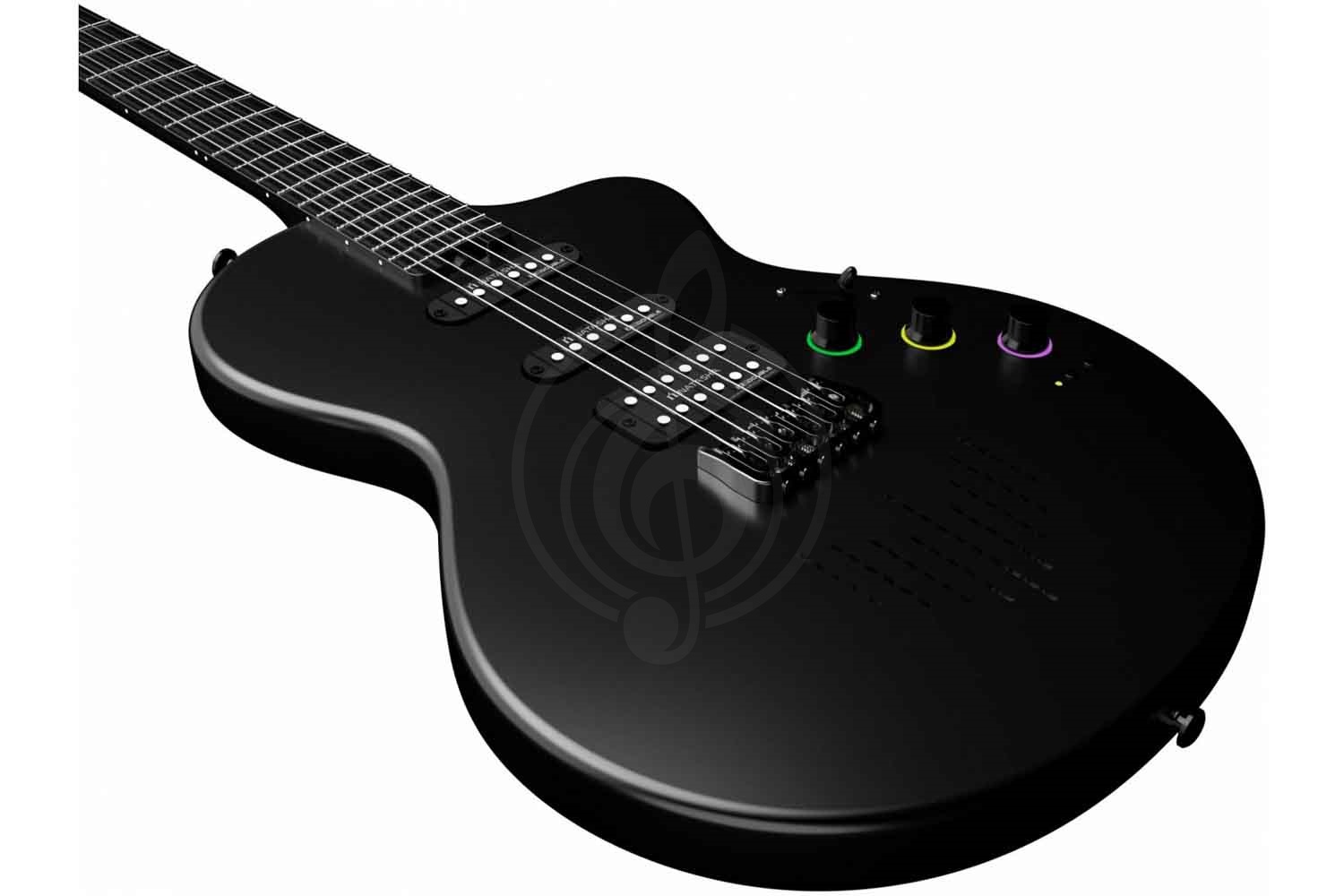 Электрогитара Les Paul Nebula Seeker Cosmic Black - Электрогитара 6 струн - фото 3