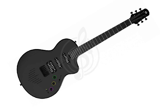 Электрогитара Les Paul Nebula Seeker Cosmic Black - Электрогитара 6 струн - фото 1