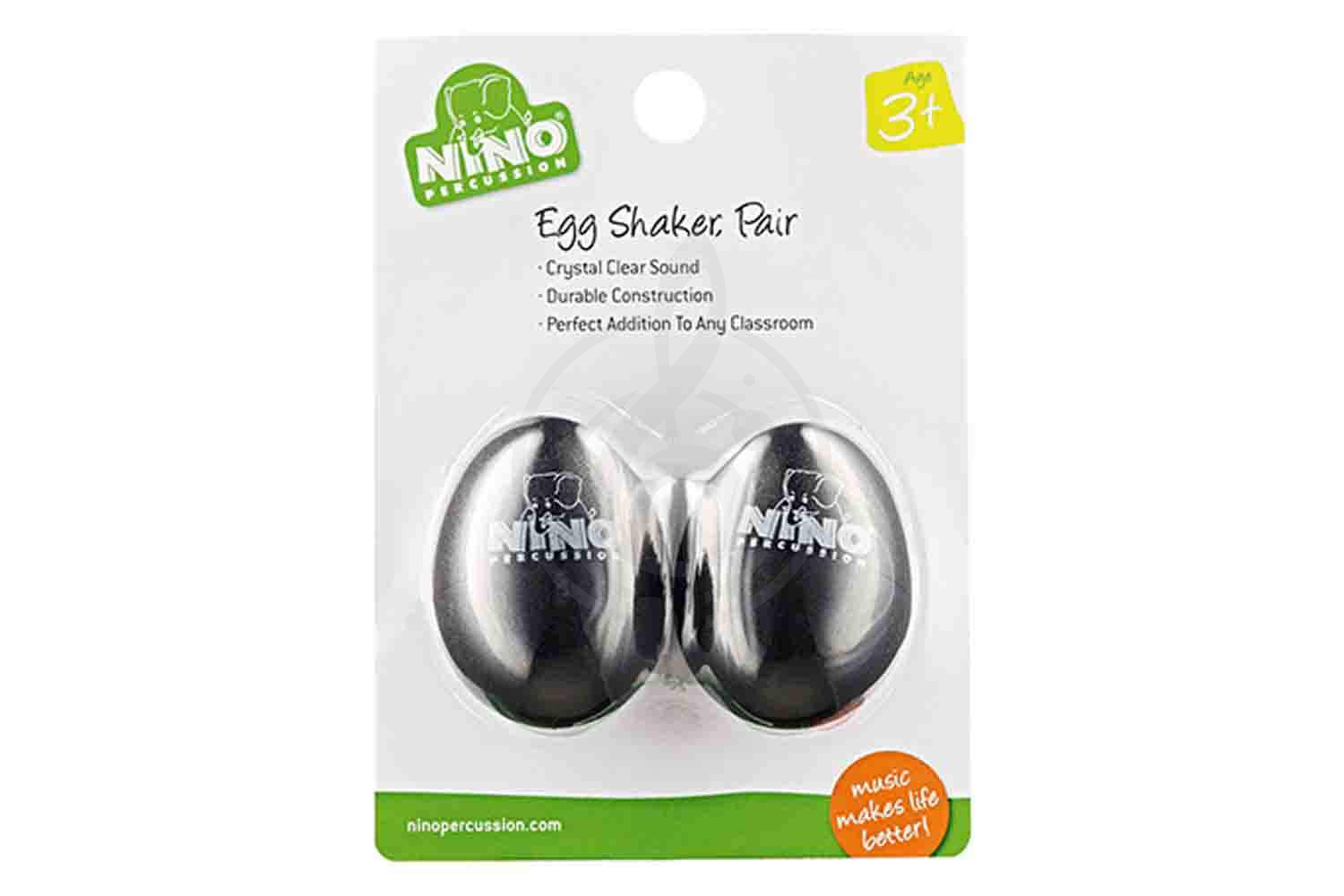 Шейкер Nino Percussion NINO540BK-2 - Шейкер-яйцо - фото 1