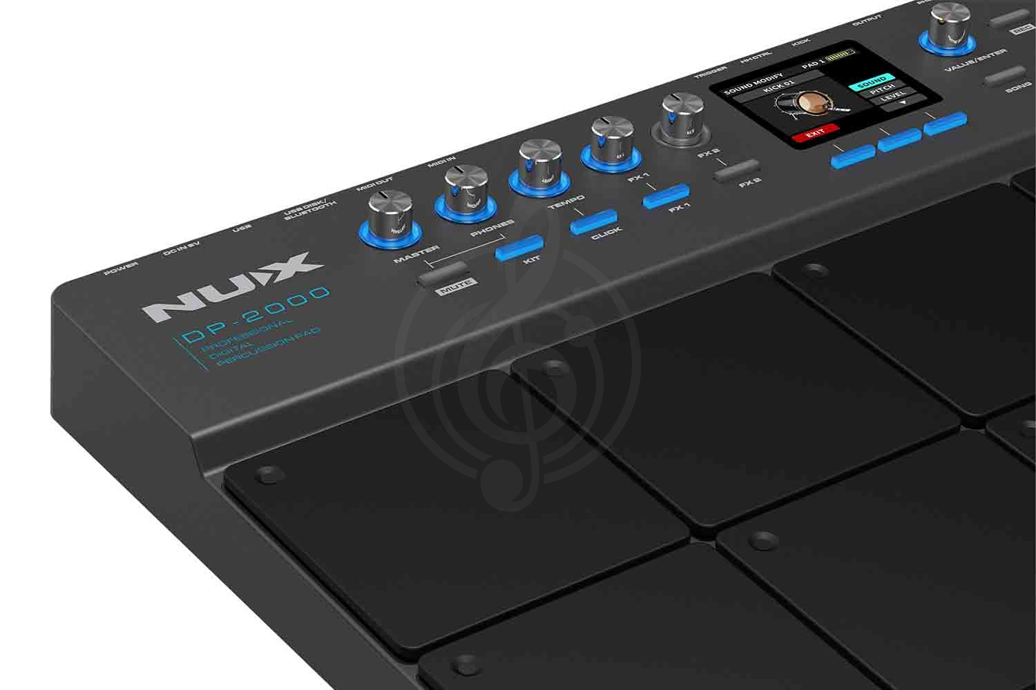 Электронная ударная установка Nux DP-2000 - Цифровой барабан, перкуссионный пэд - фото 2