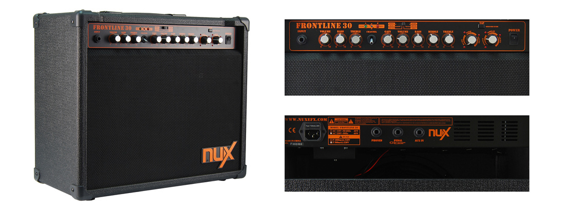 Комбоусилитель для электрогитары NUX Frontline 30 Моделирующий гитарный комбо - фото 1