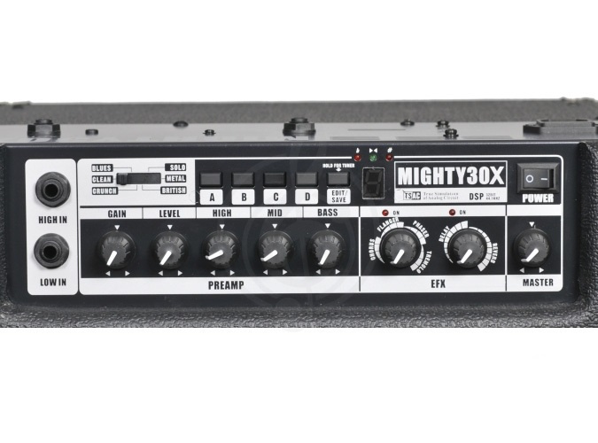 Комбоусилитель для электрогитары NUX Mighty 30X Моделирующий гитарный комбо - фото 2
