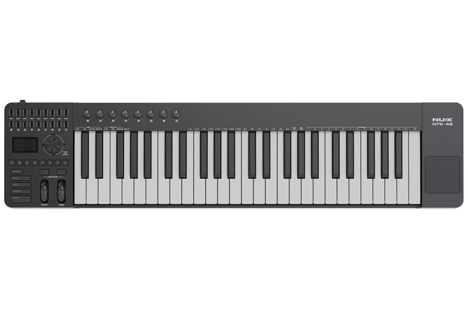 MIDI-клавиатура Nux NTK-49 Track Keyboard - MIDI-клавиатура, 49 клавиш - фото 1
