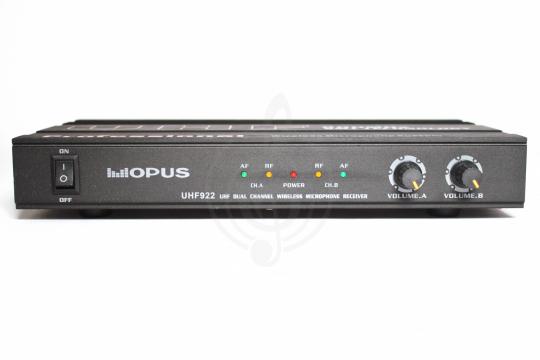 Радиосистема с ручным передатчиком OPUS UHF 922HH радиосистема ручная с 2 микрофонами, частота 730-840 MHz, ал. кейс(440x340x100) - фото 6