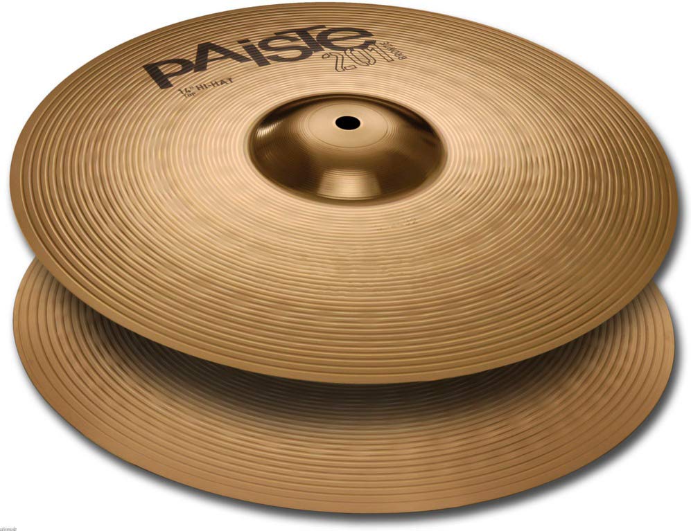 Комплект тарелок Paiste 0000154014 201 Bronze Hi Hat - Две тарелки 14" - фото 1