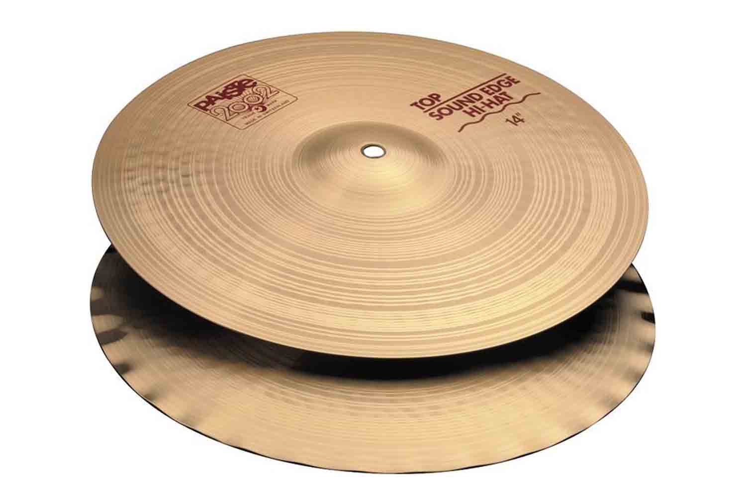 Тарелка Hi-Hat Paiste 2002 Sound Edge Hi-Hat - Две тарелки 15'' - фото 1