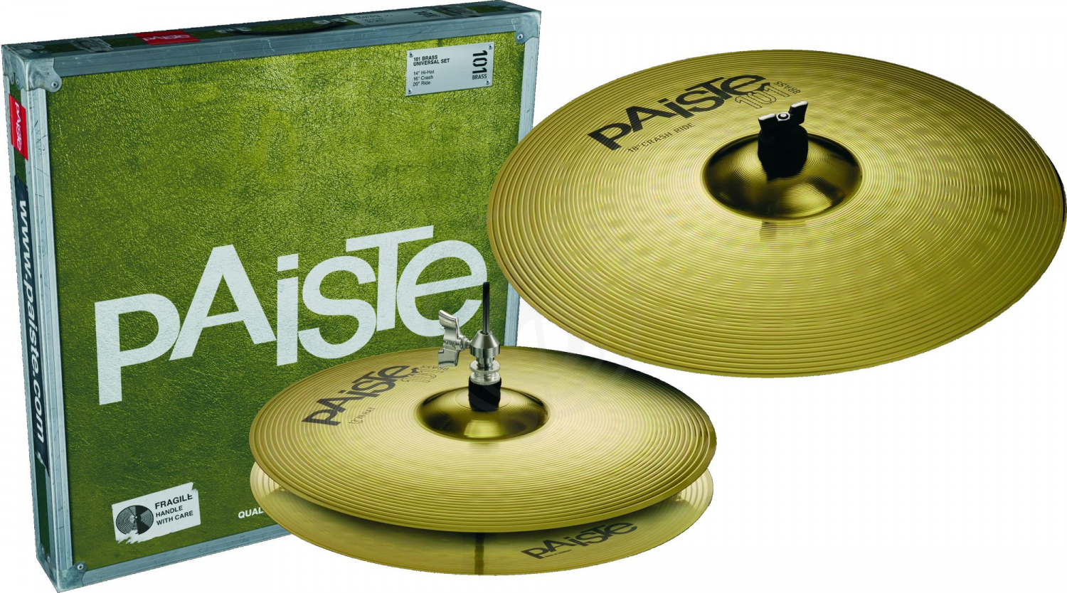 Комплект тарелок Paiste Essential Set 101 Brass комплект 14"/18" - фото 2