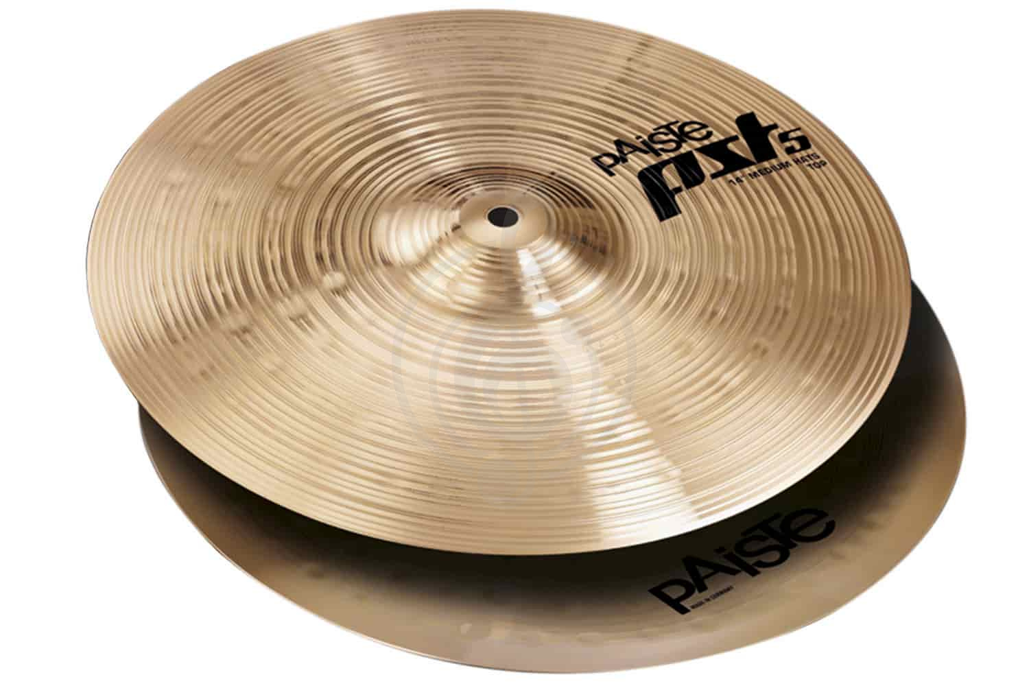Тарелка Hi-Hat PAISTE New PST 5 Medium Hats - Тарелки Hi-Hat 14" - фото 1