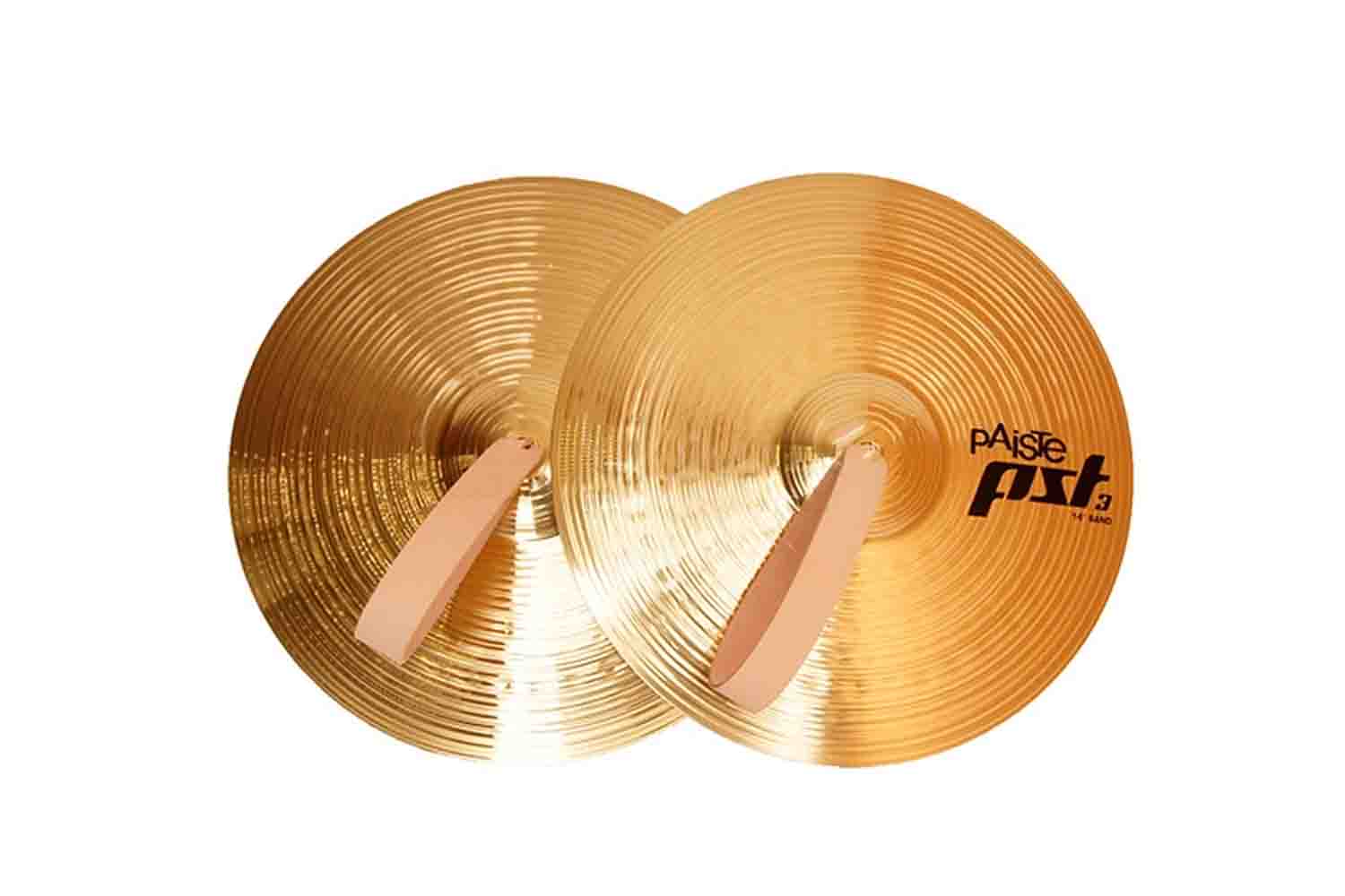 Оркестровая тарелка Paiste PST 3 Band Pair - Тарелки оркестровые 14'', пара - фото 1