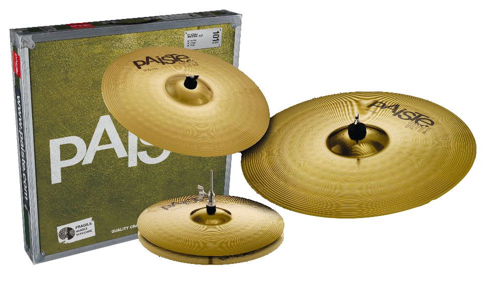 Комплект тарелок Paiste Universal Set 101 Brass комплект 14"/16"/20 - фото 1