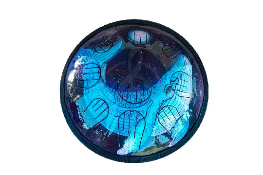 Глюкофон Pangooda Drums PNG-36-GRS-F2 - Глюкофон Гранофон Кит 36 см, обертоновый, с чехлом - фото 1