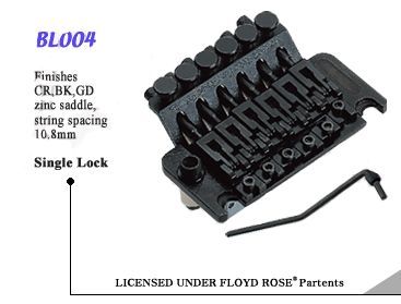  PARTS BL004BK Бридж Floyd Rose тремоло - фото 1