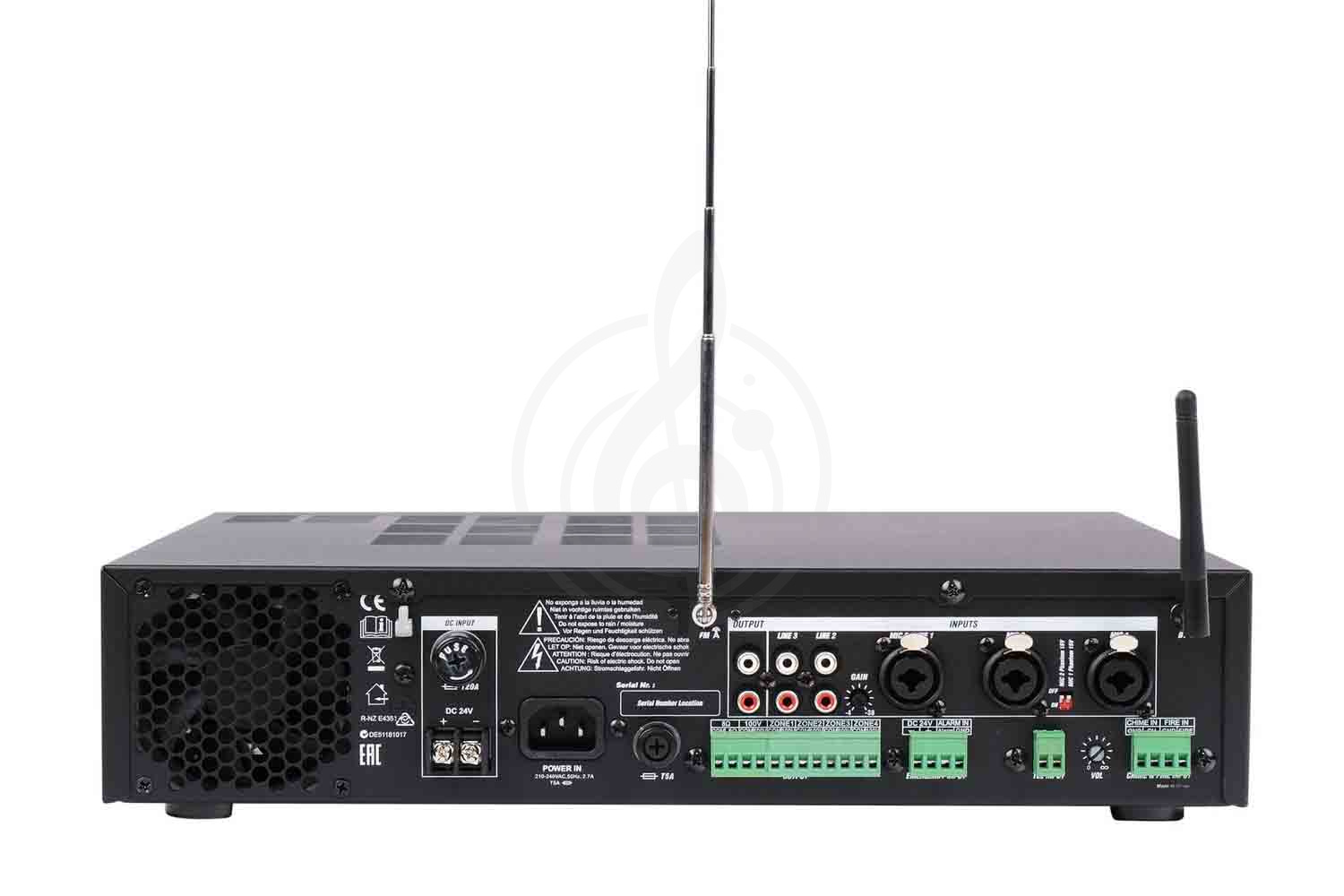 Радиоузел Pearller HY7240MB+BT - Усилитель мощности трансляционный - фото 2