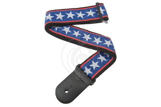 Изображение Planet Waves 50A10 Тканный ремень для гитары, рисунок «Stars & Stripes»