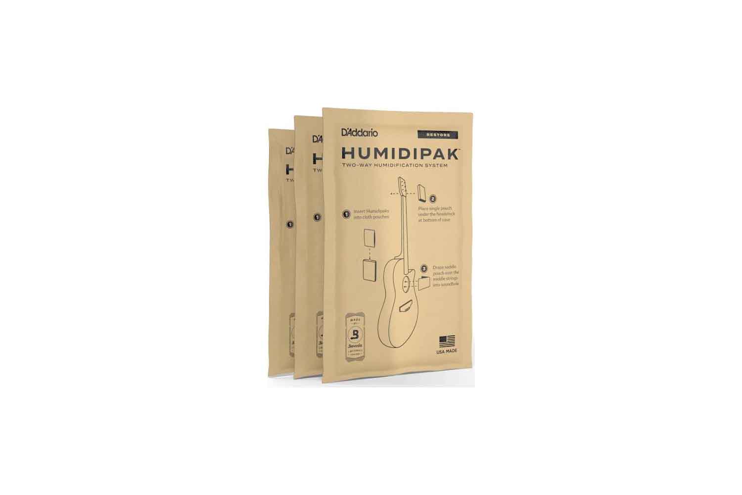 Увлажнитель для гитары Planet Waves PW-HPRP-03 Humidipak пакеты для контроля влажности, 3шт - фото 1