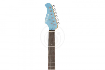 Электрогитара Stratocaster Prodipe JMFST2HLHRABL - Электрогитара ST2HRA, леворукая, голубая - фото 6