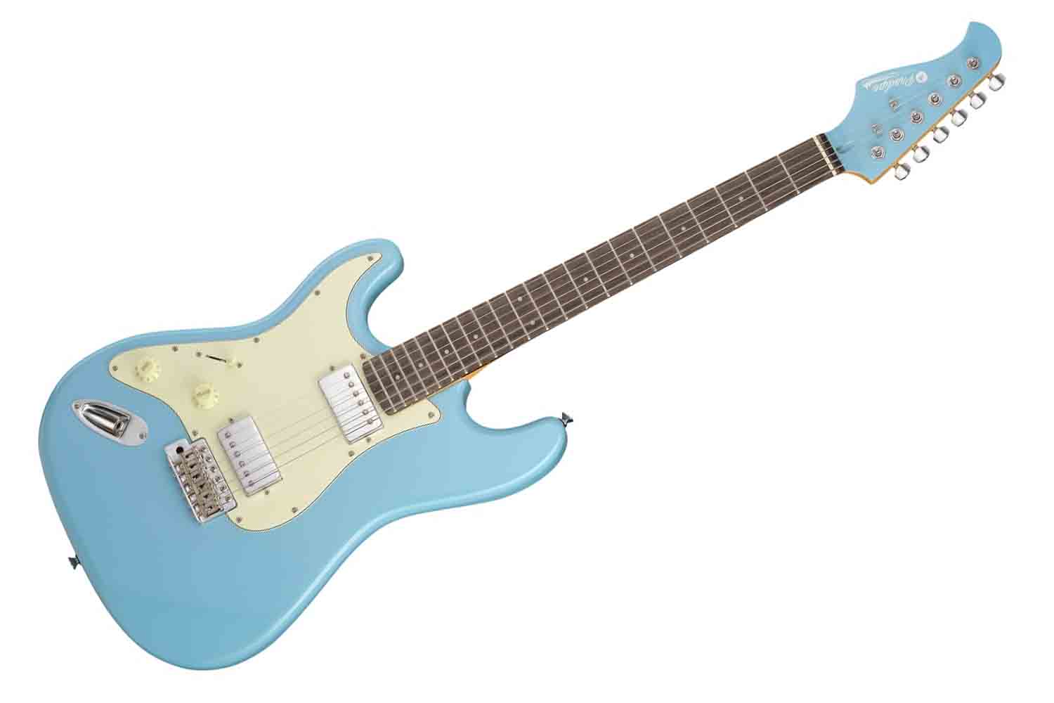 Электрогитара Stratocaster Prodipe JMFST2HLHRABL - Электрогитара ST2HRA, леворукая, голубая - фото 1