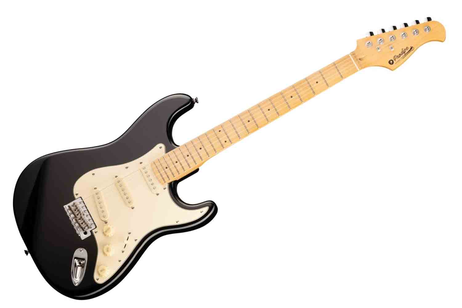 Электрогитара Stratocaster Prodipe JMFST80MABK - Электрогитара ST80MA, черная - фото 1