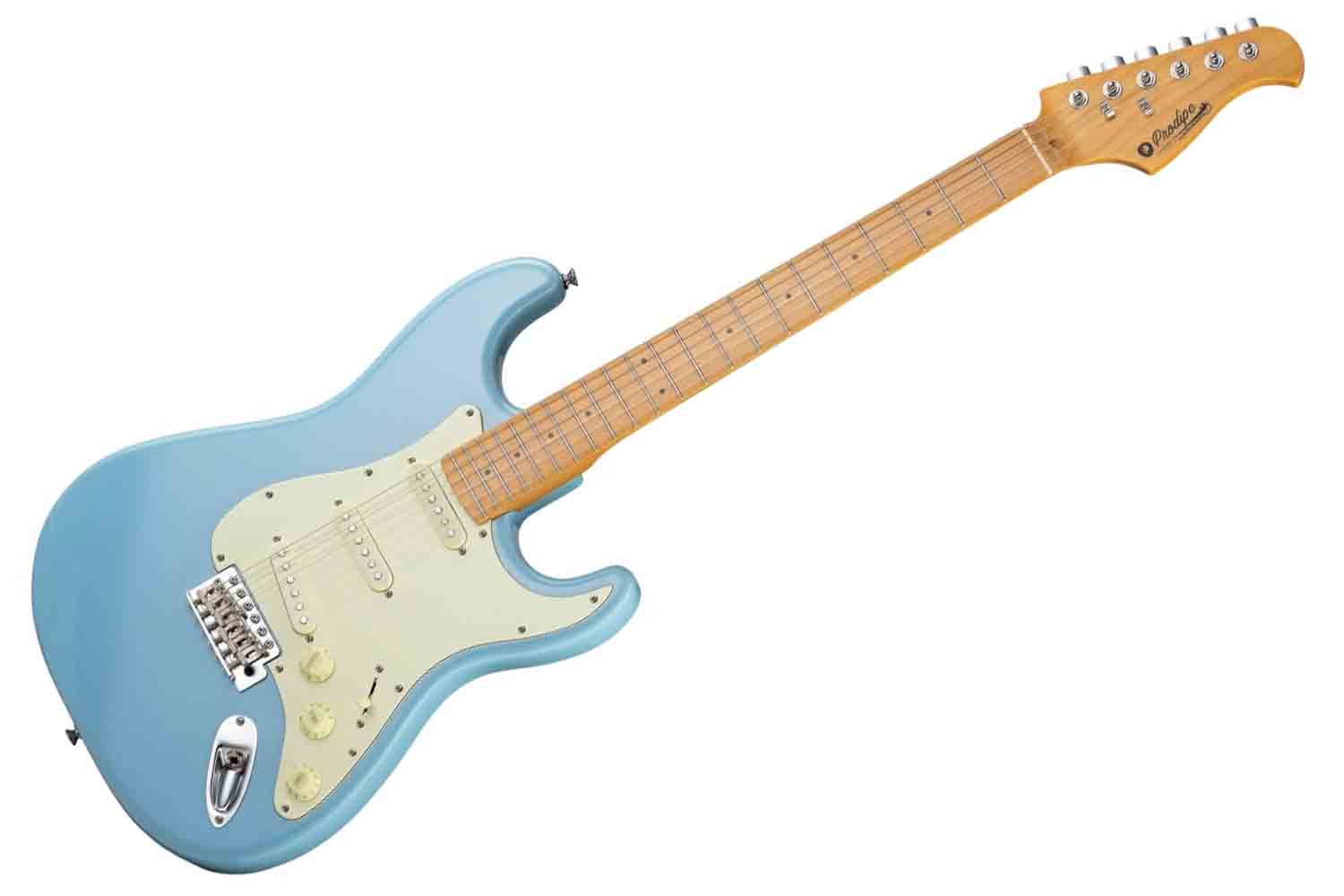 Электрогитара Stratocaster Prodipe JMFST80MABL - Электрогитара ST80MA, голубая - фото 1