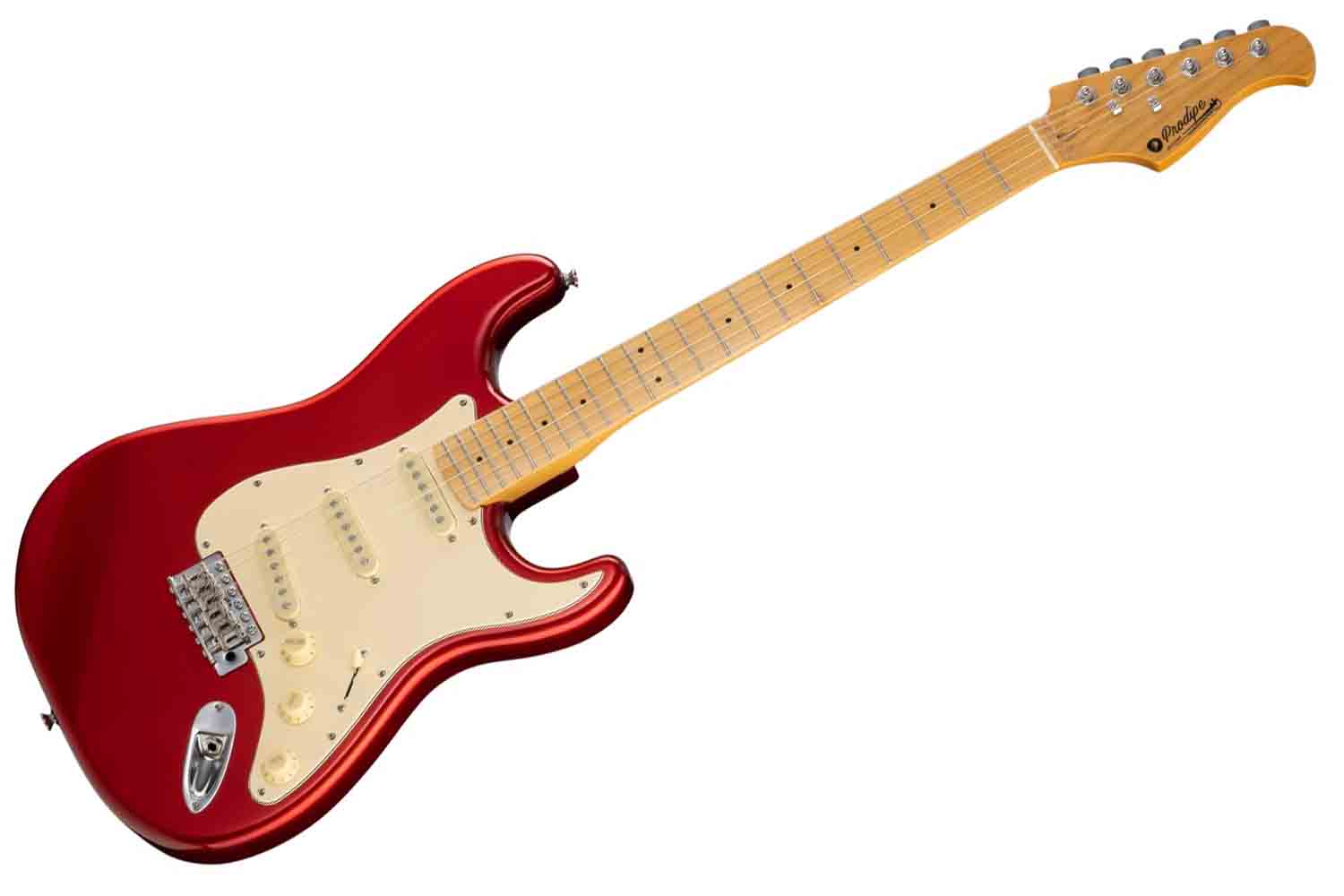 Электрогитара Stratocaster Prodipe JMFST80MACAR - Электрогитара ST80MA, красная - фото 1