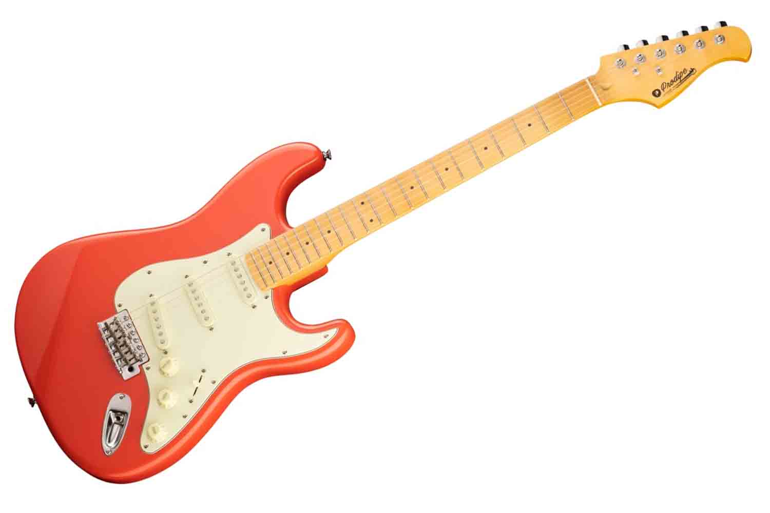 Электрогитара Stratocaster Prodipe JMFST80MAFR - Электрогитара ST80MA, красная - фото 1