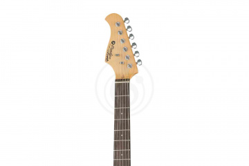 Электрогитара Stratocaster Prodipe JMFST83LHRACA - Электрогитара ST83RA, леворукая, красная - фото 5