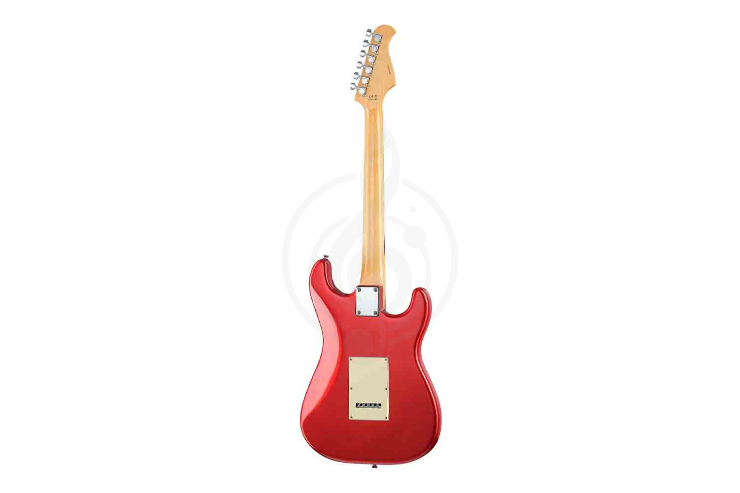 Электрогитара Stratocaster Prodipe JMFST83LHRACA - Электрогитара ST83RA, леворукая, красная - фото 4