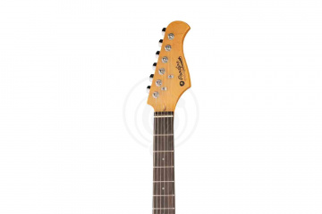 Электрогитара Stratocaster Prodipe JMFST83RACAR - Электрогитара ST83RA, красная - фото 5