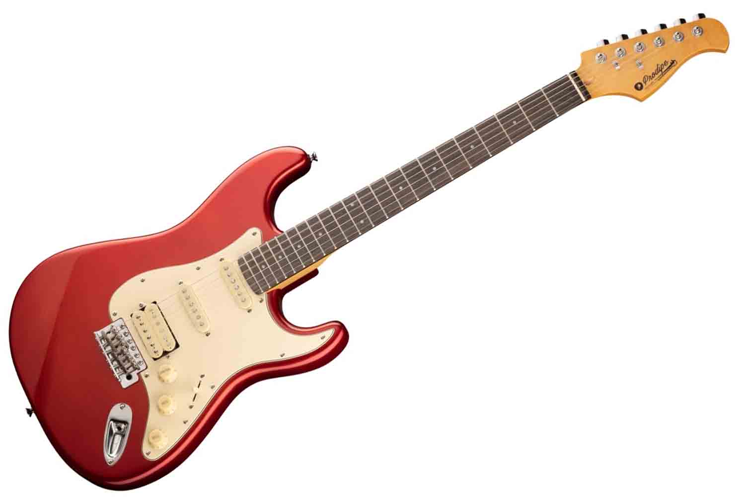 Электрогитара Stratocaster Prodipe JMFST83RACAR - Электрогитара ST83RA, красная - фото 1